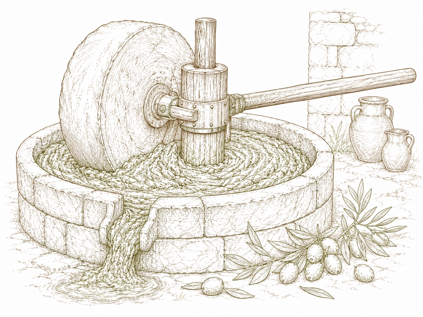 Paso 3: trituración de la aceituna
